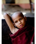 Young Monk Resting