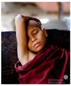 Young Monk Asleep