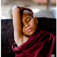 Young Monk Asleep